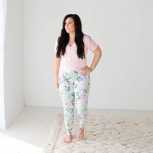 Posh Peanut - Women's Short Sleeve Loungewear - Erin- Large (8-10)